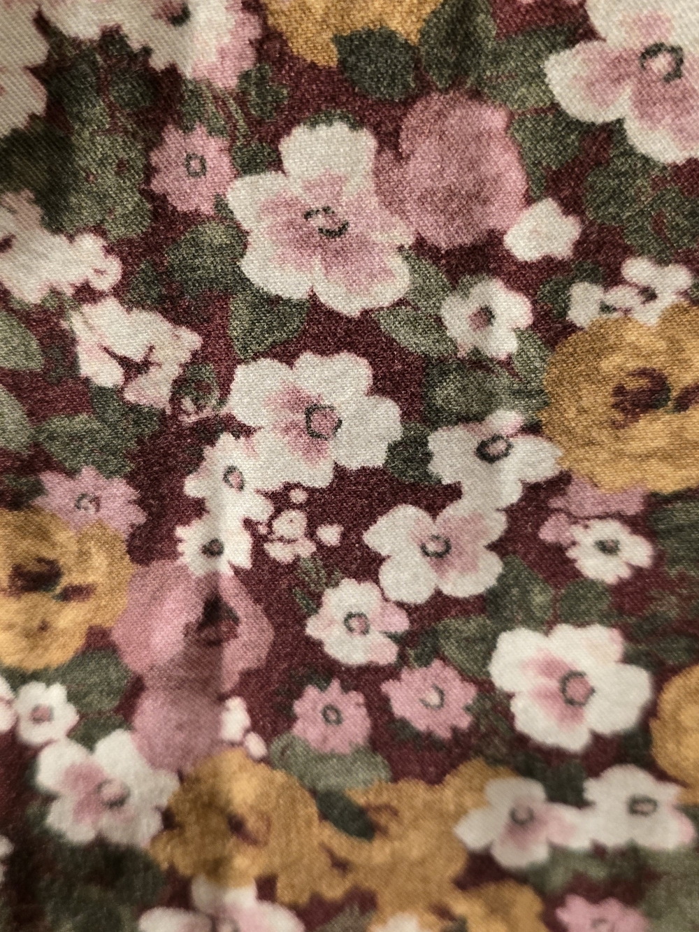torrid Floral Ditsy Mini Dress in Burgundy, Pink, White & Sage - Picture 9 of 10